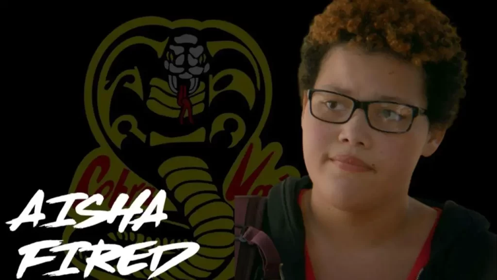 aisha cobra kai nao apareceu na terceira temporada
