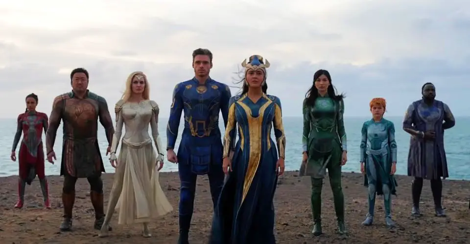 Os Eternos Teaser revela equipe de super herois antigos da Marvel em traje completo