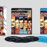 Os quatro primeiros filmes de Star Trek estao recebendo um lancamento blu ray 4K UHD