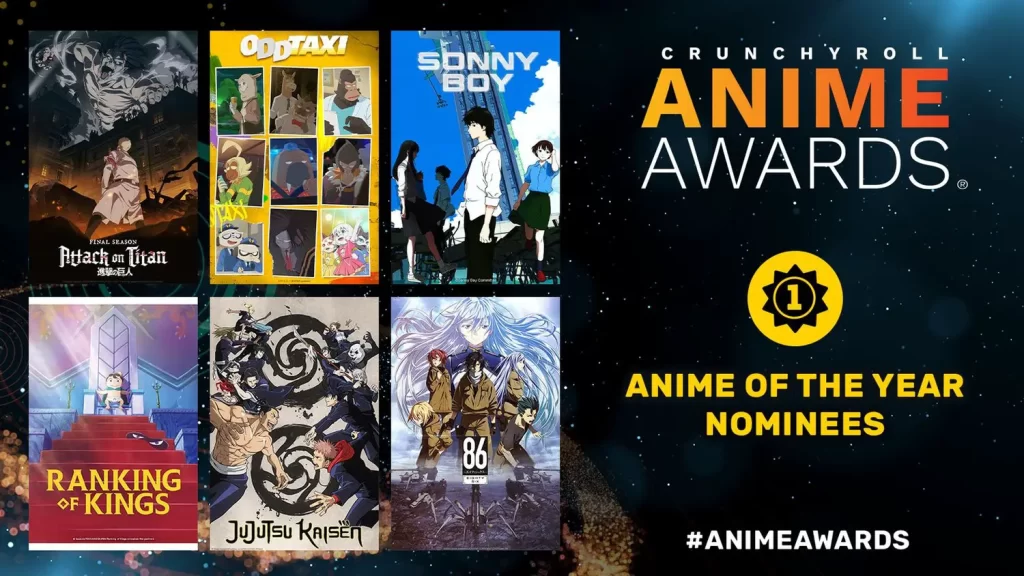 Anime Awards 2022 Veja os indicados e vote