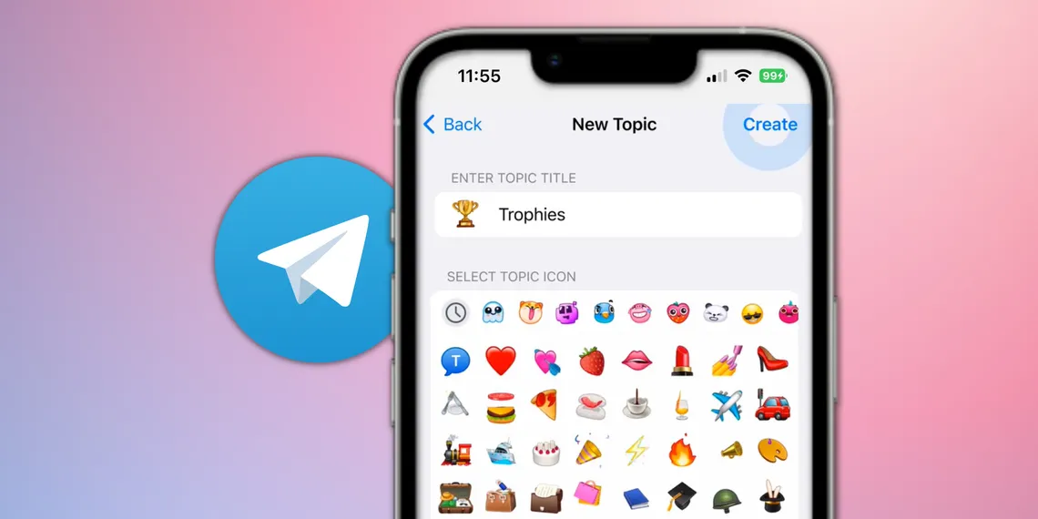 Como criar topicos em conversas em grupo no Telegram