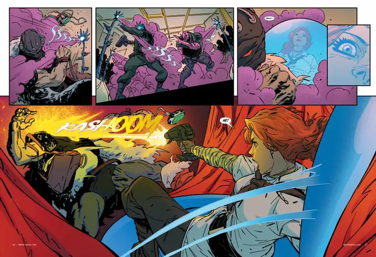 Adrienne James Preview Page 3 Indiana Jones encontra bárbaros espaciais na nova série da Heavy Metal