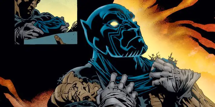 Black Panther 2099 dons his mask on Marvel Comics 10 variantes mais poderosas do Pantera Negra nos Quadrinhos da Marvel