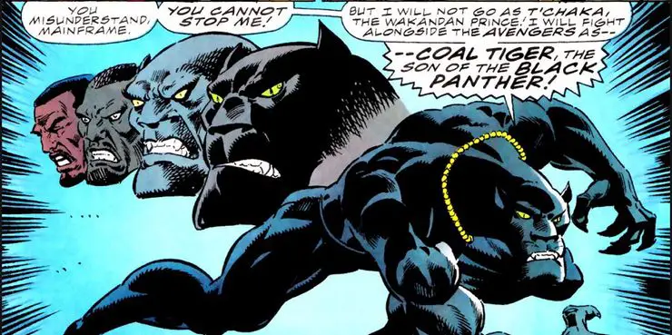 Black Panther Coal Tiger MC2 TChalla TChaka 10 variantes mais poderosas do Pantera Negra nos Quadrinhos da Marvel
