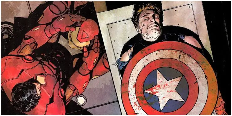 Captain america death iron man marvel comics Marvel: 10 personagens que morreram uma quantidade surpreendente de vezes