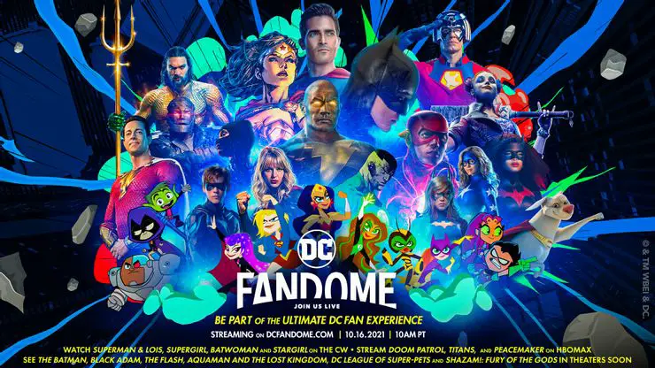 DC FanDome Trailer do segundo ano do evento virtual destaca The Batman Adao Negro e mais DC FanDome 2021