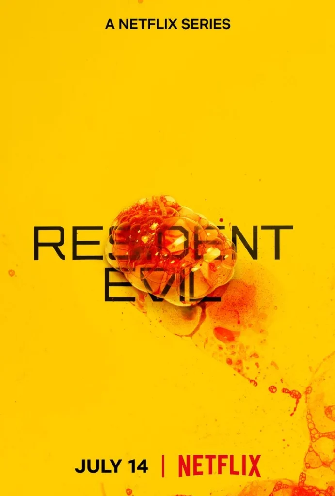 EN US ResidentEvil S1 Teaser Bubbles Vertical 27x40 RGB PRE 691x1024 Série live action resident evil netflix
