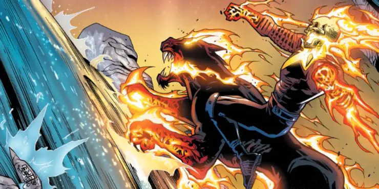 Ghost Panther rides flaming panther in Marvel Comics 10 variantes mais poderosas do Pantera Negra nos Quadrinhos da Marvel