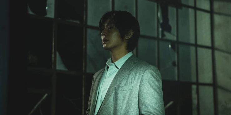 Jin soo in a dilapidated building in Hellbound Profecia Do Inferno: 10 melhores citações da série