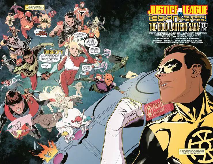 Justice League Legion of Super Heroes Preview Page 2 A DC explica o segredo do sucesso da Legião dos Super-Heróis