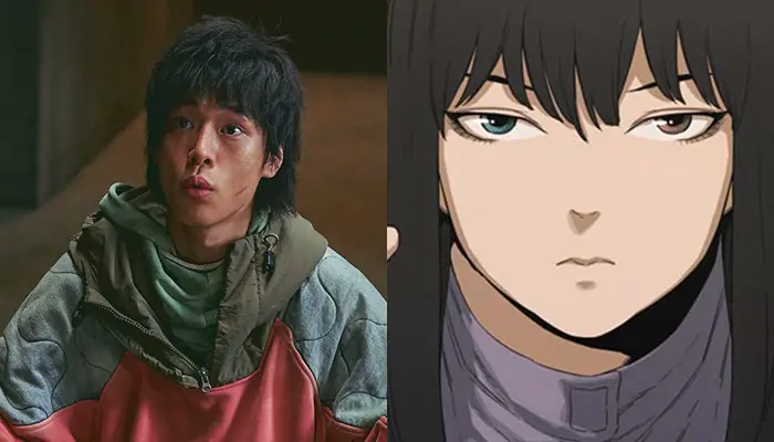 Kang YouSeok como April SaWol Kang YouSeok como April (SaWol)