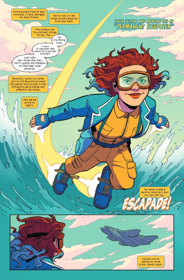 MVP 2 Escapade: Heroina trans da Marvel faz sua estreia em alta