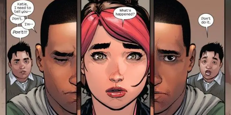 Miles Morales tells Kate Bishop he is Spider Man in Marvel Comics Hawkeye: 10 coisas sobre Kate Bishop que só os fãs de quadrinhos sabem