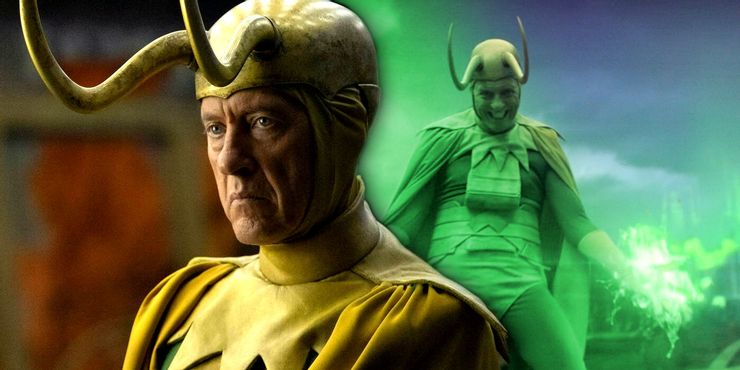 Richard E Grant as Classic Loki in Episode 5 Uma linha dos Vingadores explica por que loki clássico foi podado depois de tanto tempo