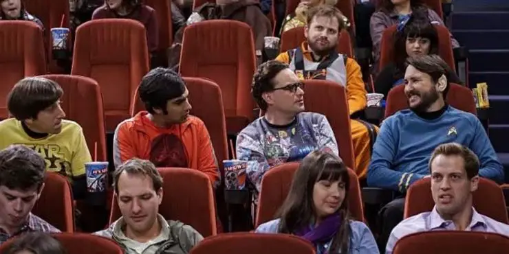Season 9 of The Big Bang Theory when the guys go to see Star Wars Por que The Big Bang Theory tornou-se tão popular (apesar de ser odiada por muitos)
