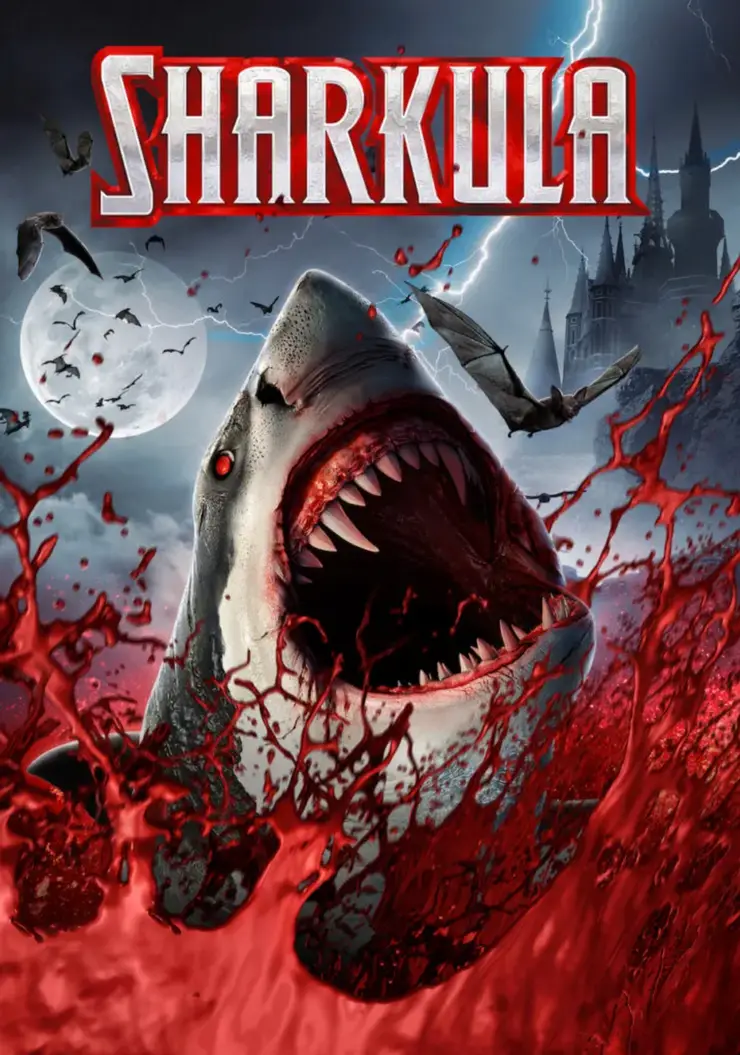 Sharkula Poster Sharkula: Um tubarão vampiro era o que faltava, assista ao trailer