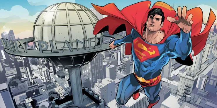 Superman flying passed the Daily Planet of Metropolis in DC comics 10 personagens da DC que são mais fortes que Homelander