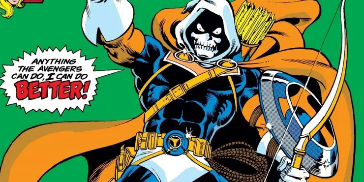 Taskmaster on the cover of an Avengers comic Hawkeye: 10 coisas sobre Kate Bishop que só os fãs de quadrinhos sabem