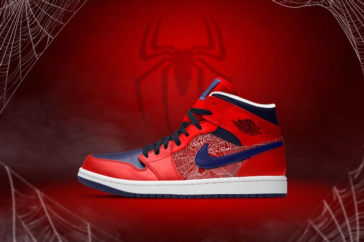 The Spiderverse Air Jordan Concept Homem-Aranha, Loki e Viúva Negra recebem tênis reeimaginados de forma deslumbrantes