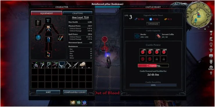 V Rising Powering Up A Castle Heart With Blood Essence V Rising: Dicas e truques para iniciantes