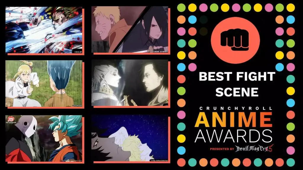 Votacao melhor cena de luta anime 2021 1024x576 Crunchyroll Anime Awards : Veja os indicados ao prêmio