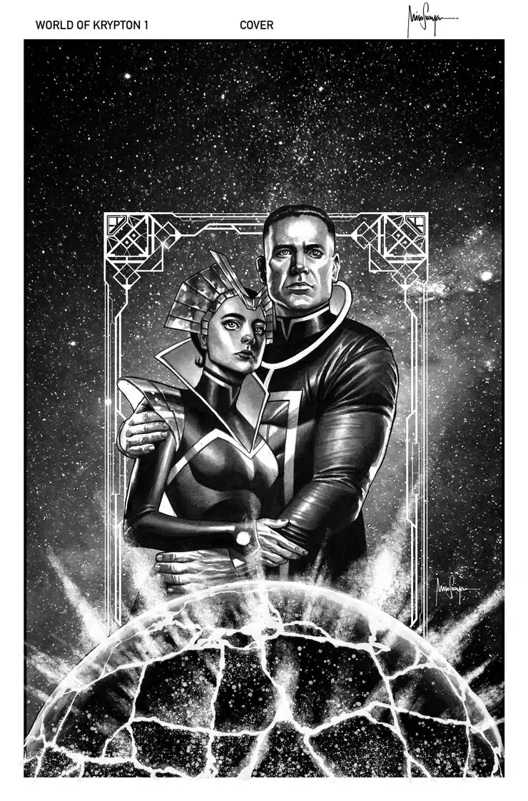 WOK Cv1 A minissérie em quadrinhos World of Krypton irá detalhar os últimos dias do planeta natal do Superman