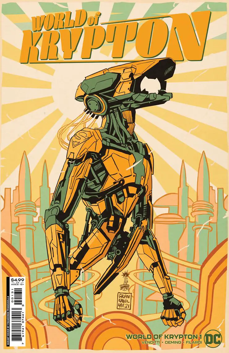 World Of Krypton Cv1 1 25 var A minissérie em quadrinhos World of Krypton irá detalhar os últimos dias do planeta natal do Superman