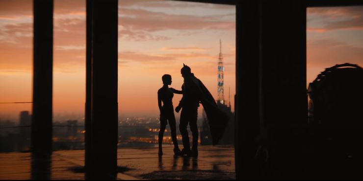 Zoe Kravitz Selina Kyle and Robert Pattinson Batman in The Batman The Batman: Lançamento na HBO Max será em abril de 2022