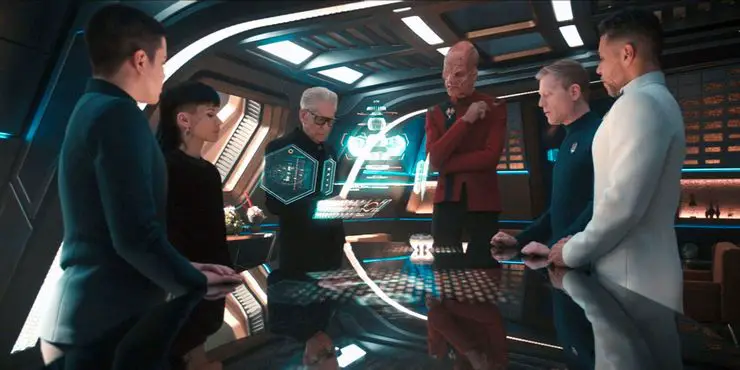Zora meeting in Star Trek Discovery Star Trek: Discovery foi renovada para quinta temporada