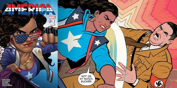america chavez punches hitler América Chávez: Poderes, Inimigos e Leitura Essencial