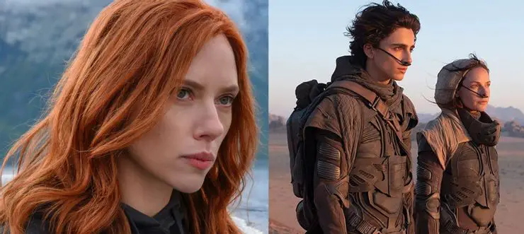 black widow dune disney warner bros hbo max HBO Max: Como os lançamentos na plataforma evitaram os problemas que a Disney enfrenta com Scarlett Johansson
