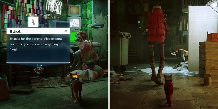 stray como corrigir o rastreador Stray: Como reparar o rastreador quebrado no capítulo 6