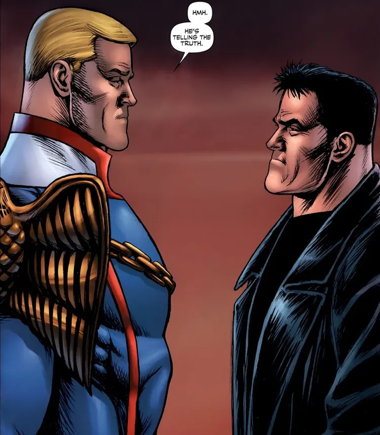 the boys Homelander Billy Butcher comic 1093 Capitão Pátria: Como ele pode ser derrotado, baseado nos quadrinhos