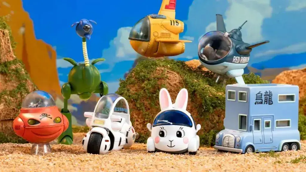 POP MART lança miniaturas exclusivas de veículos clássicos de Dragon Ball