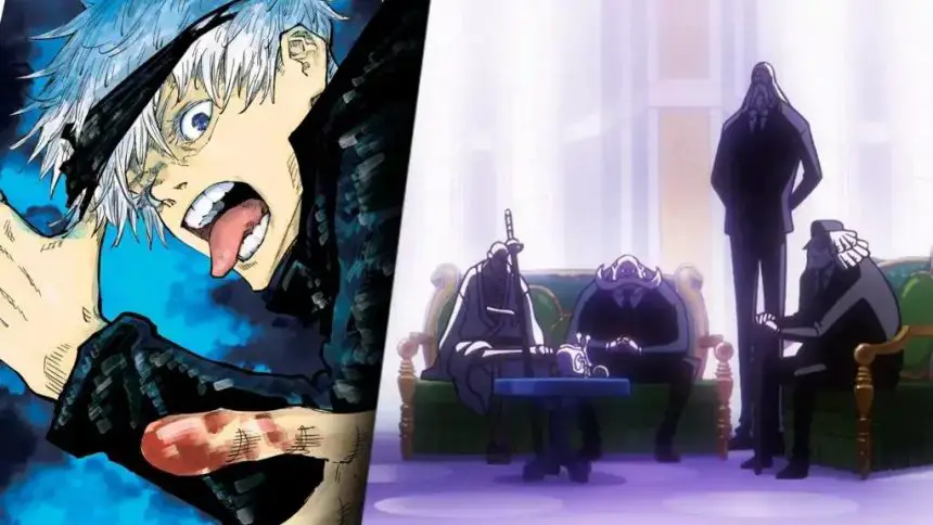 Akutami Gege Ilustra os Cinco Anciãos para o Jogo de Cartas One Piece