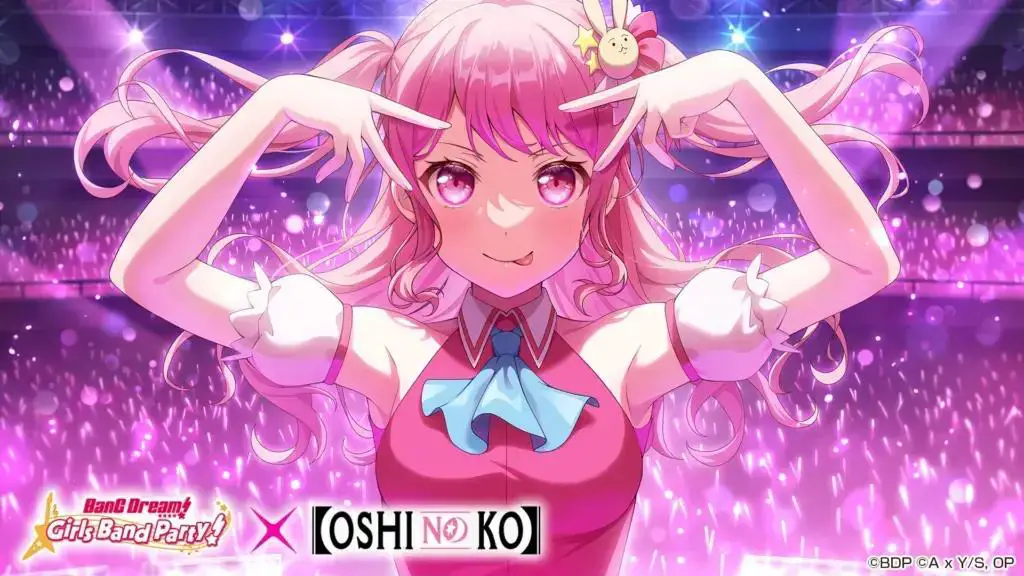 BanG Dream Girls Band Party anuncia colaboração com Oshi no Ko