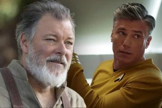 Jonathan Frakes e Anson Mount fazem homenagem a Gene Roddenberry em Strange New Worlds