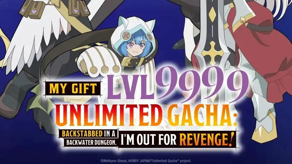 Novo trailer de My Gift Lvl 9999 Unlimited Gacha revela estreia na HIDIVE