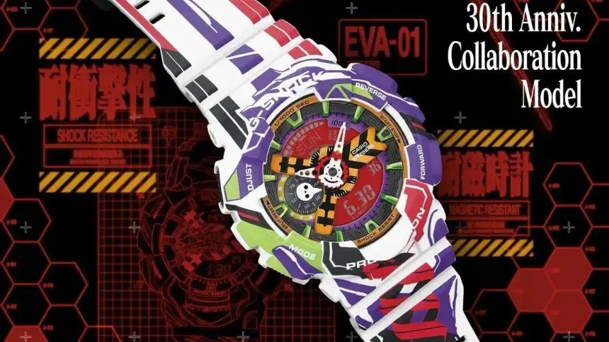 G-SHOCK Lança Relógio Comemorativo de 30 Anos de Evangelion