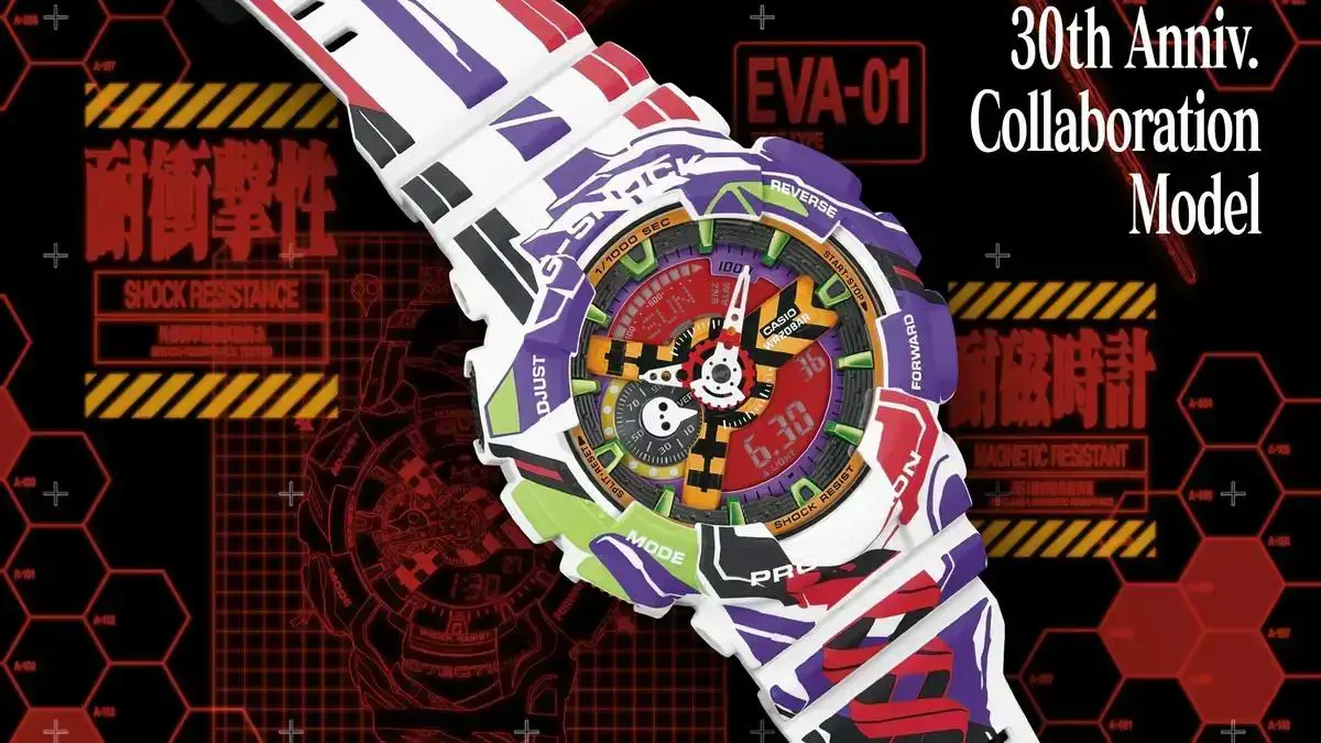 G-SHOCK Lança Relógio Comemorativo de 30 Anos de Evangelion