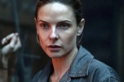 Rebecca Ferguson faz estreia no tapete vermelho com o marido Rory Gainer