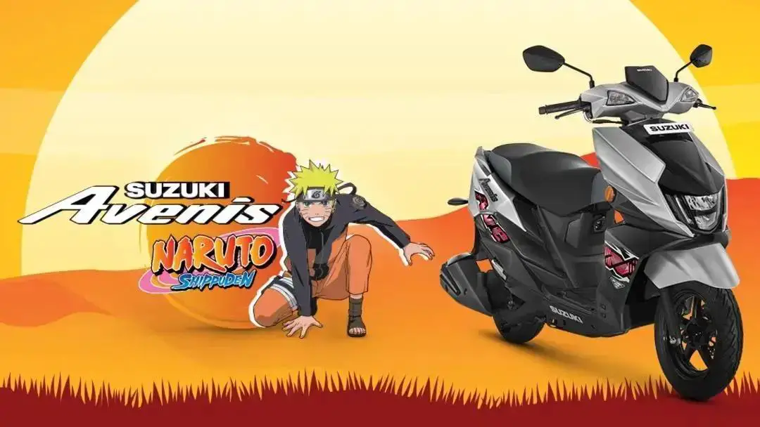 Suzuki apresenta nova motocicleta inspirada em Naruto Shippuden