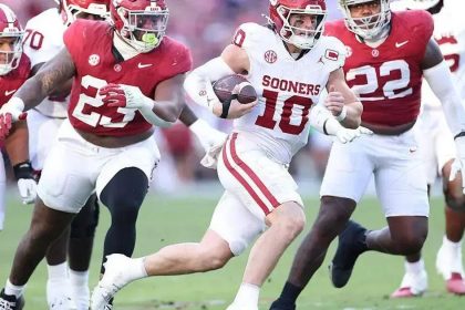 Alabama vs Oklahoma: Horário, canais e como assistir ao jogo da CFP em 2025