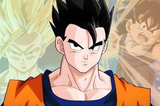Arte rara de 1989 revela design icônico do Gohan na saga Saiyajin