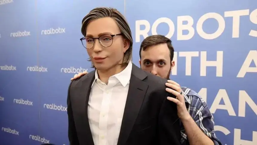 Conheça David, o novo robô humanoide da Realbotix apresentado na CES 2026