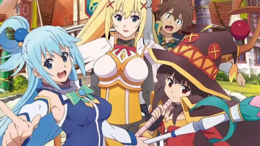 Konosuba é renovado para 4ª temporada e anuncia novidades para fãs