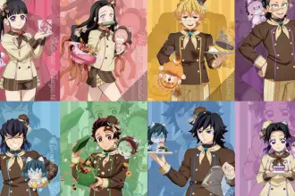 Demon Slayer Dia dos Namorados White Day ilustrações produtos exclusivos