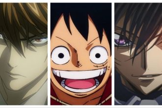 evolução dos personagens de anime