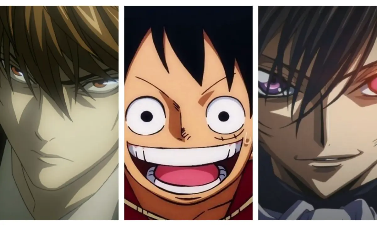 evolução dos personagens de anime