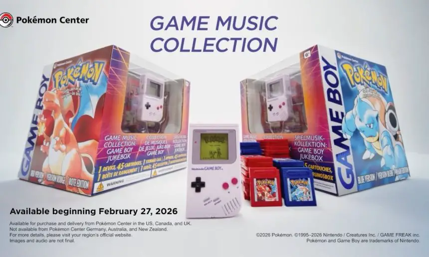 Pokémon Celebra 30 Anos com Coleção Musical Exclusiva 38 Game Music Collection